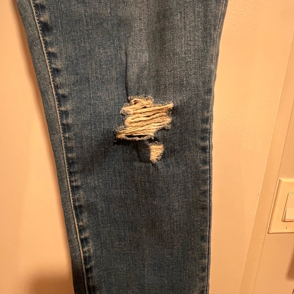 J Brand Distressed Denim Skinny Jeans